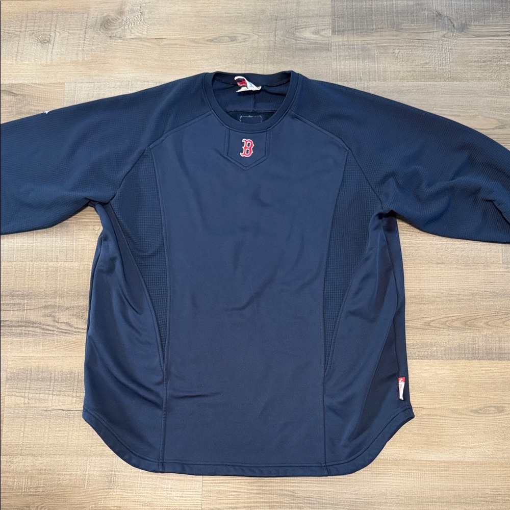 Boston Red Sox’s Navy Long Sleeve Pullover Sweatshirt - Picture 5 of 10